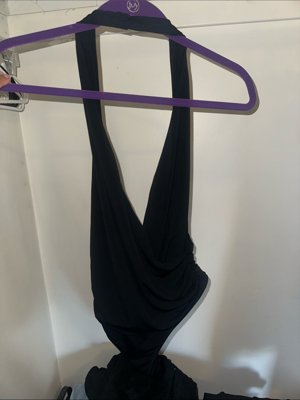 Abercrombie & Fitch Black Halter Bodysuit